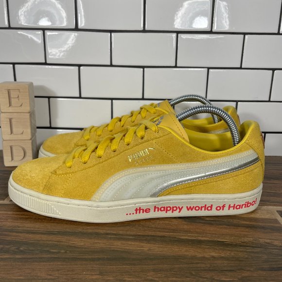 Puma Suede Triplex Haribo Mens Size 8 Shoes Mimosa Yellow...